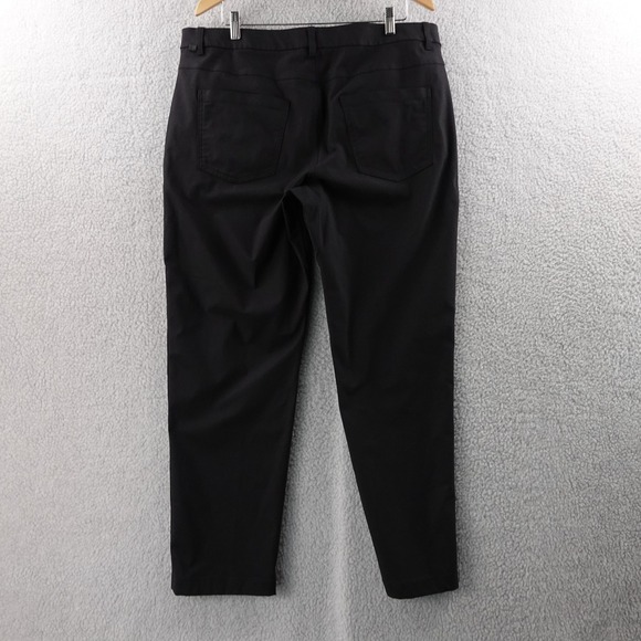 Lululemon Mens ABC Pants 38 Black Slim Fit Technical Fabric Golf Casual‎ - Picture 3 of 8